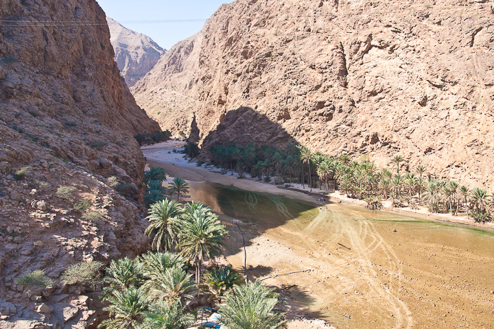 Eingang zum Wadi Shab