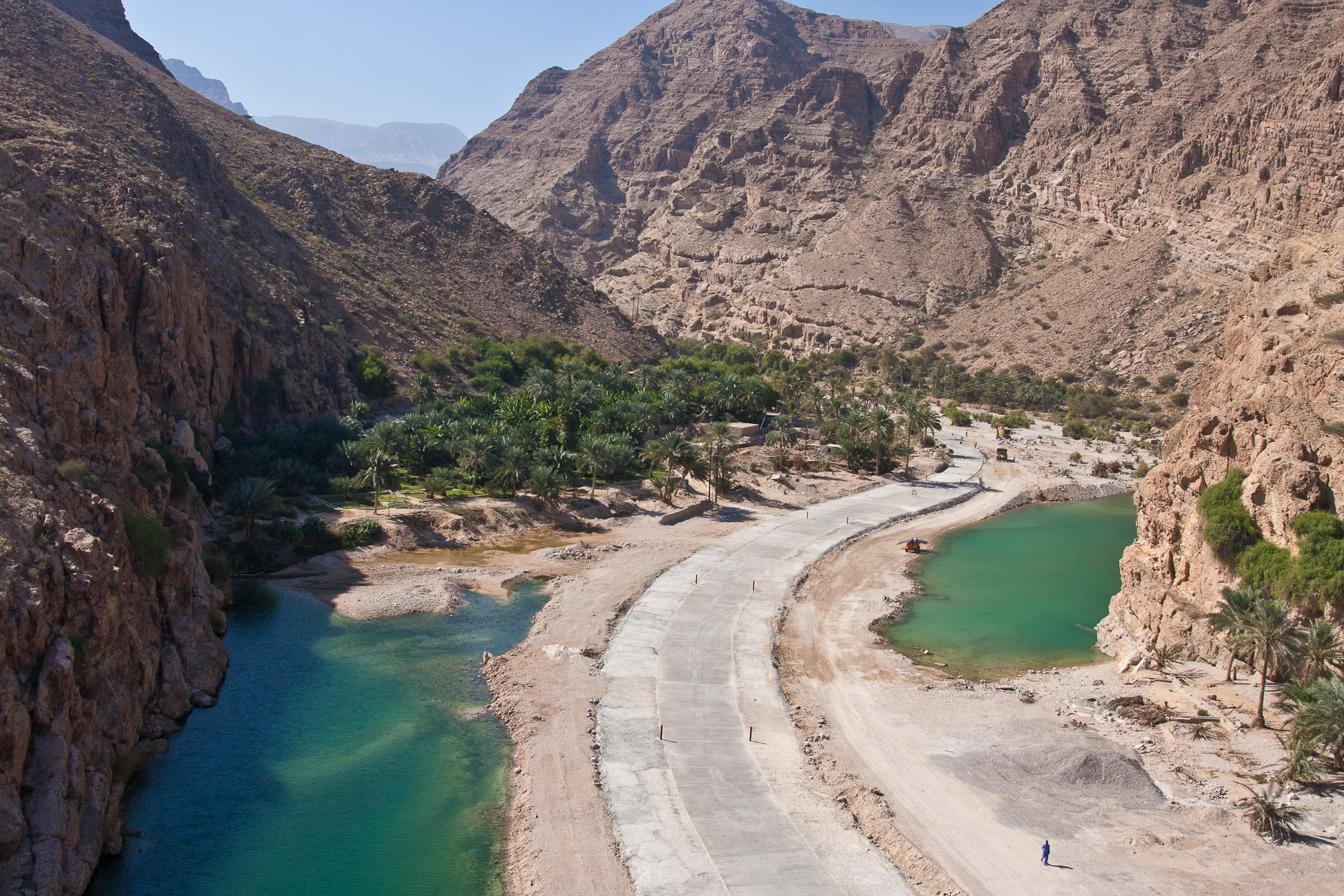 Von Sur über Wadi Tiwi und Wadi Shab zurück nach Muscat - Oman