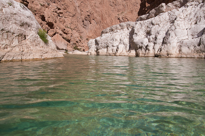 Pool im Wadi Shab
